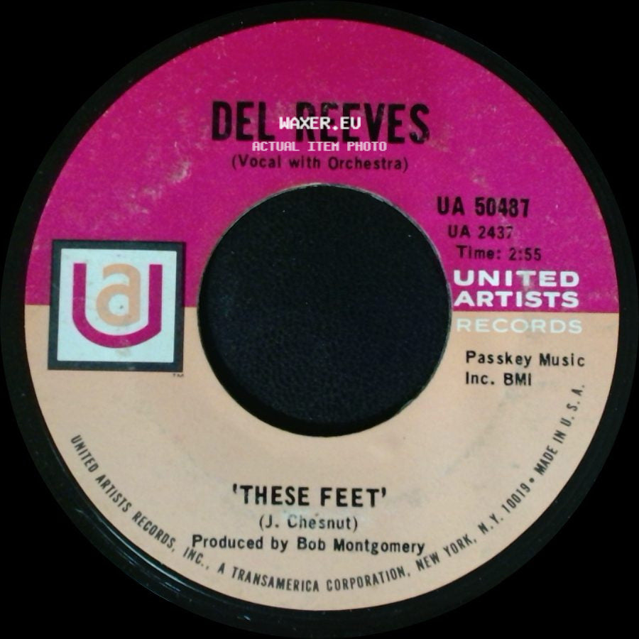 Del Reeves - 'good Time Charlie's' / 'these Feet' side B
