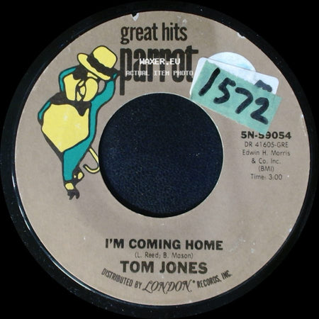 Tom Jones - Till / I'm Coming Home side B