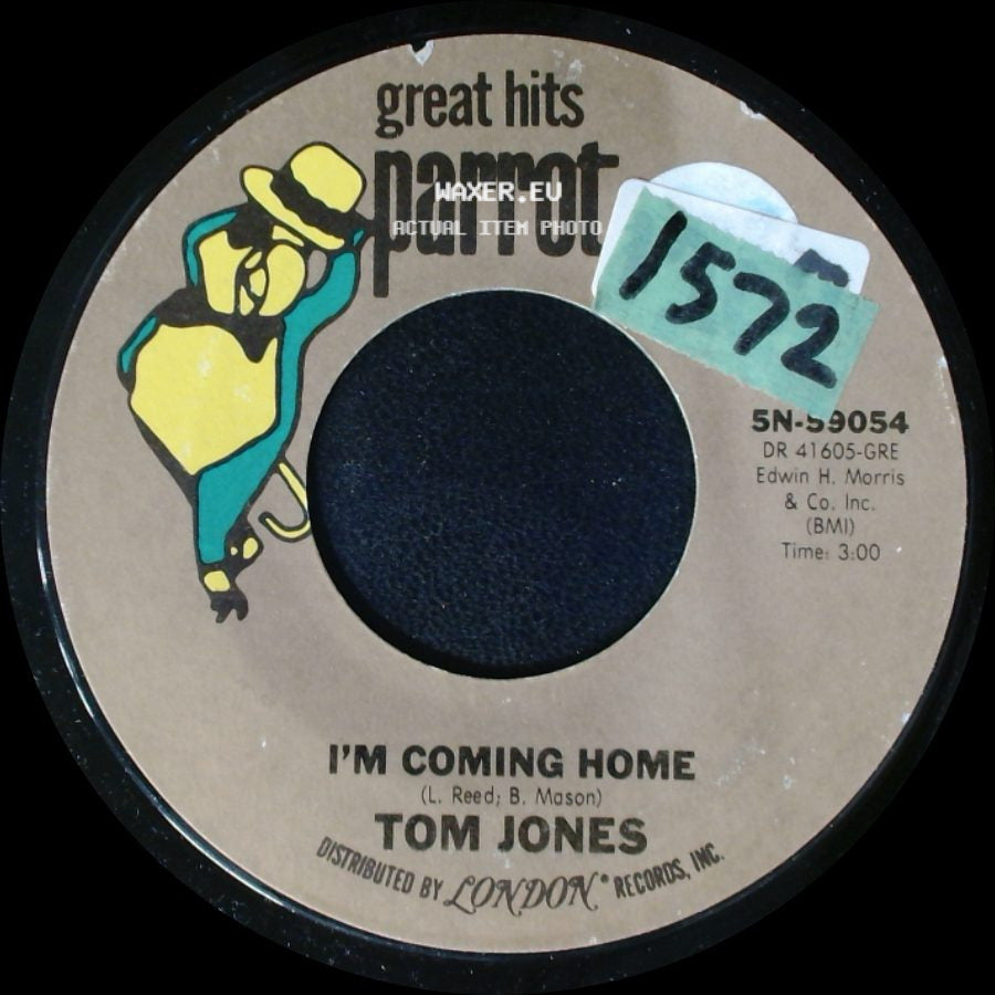 Tom Jones - Till / I'm Coming Home side B