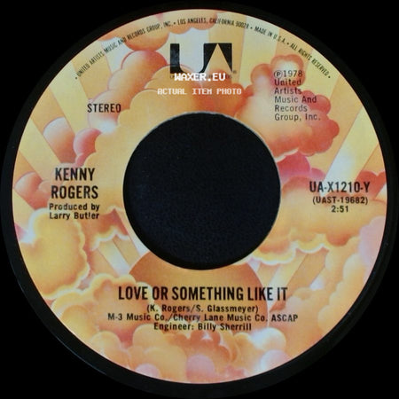 Kenny Rogers - Love Or Something Like It / Starting Again side A