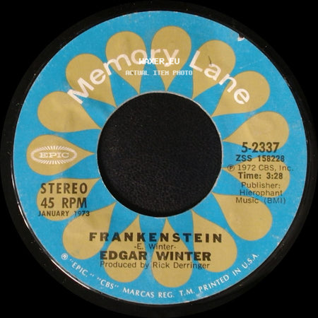 Edgar Winter - Frankenstein / Free Ride side A