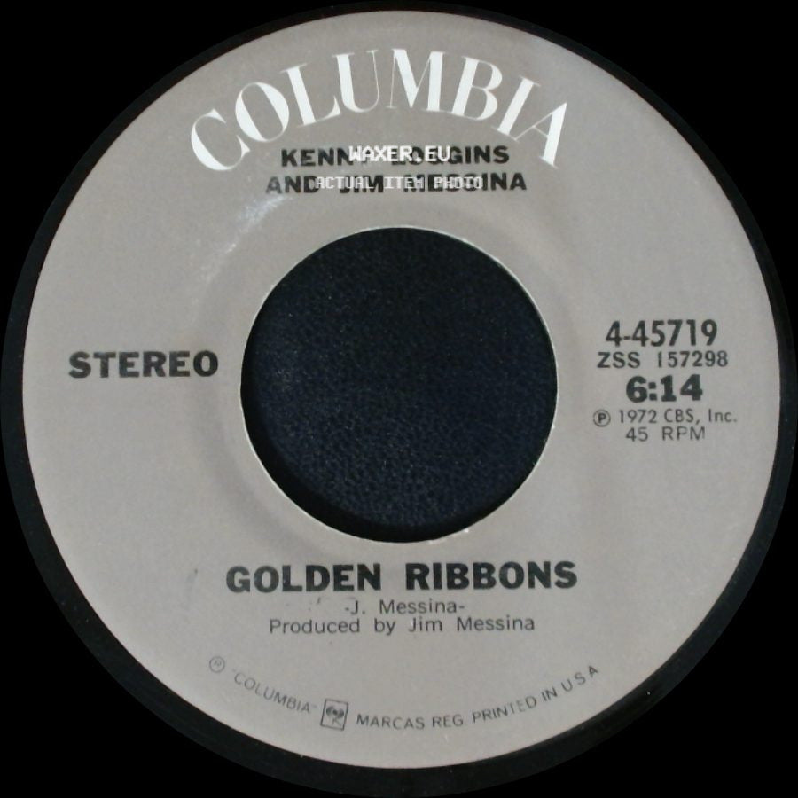Kenny Loggins And Jim Messina - Your Mama Don't Dance / Golden Ribbons side B