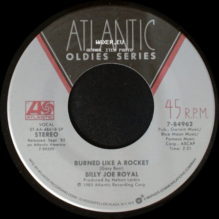 Jean Knight / Billy Joe Royal - My Toot Toot / Burned Like A Rocket side B