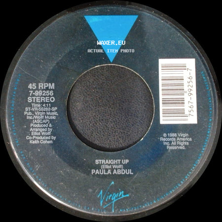 Paula Abdul - Straight Up / Straight Up side A