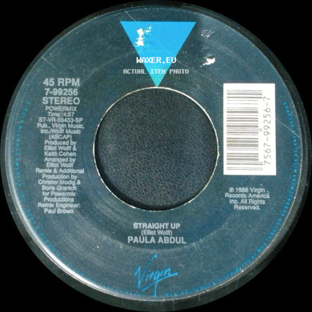 Paula Abdul - Straight Up / Straight Up side B