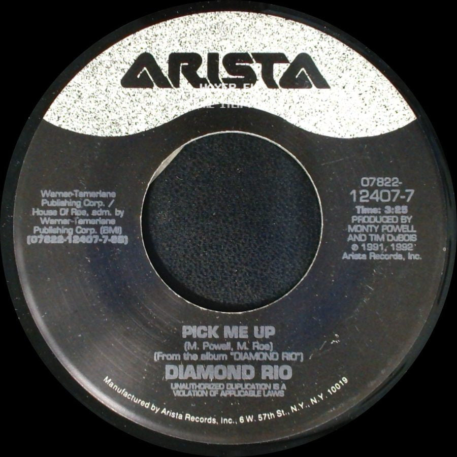 Diamond Rio - Pick Me Up / Norma Jean Riley side A