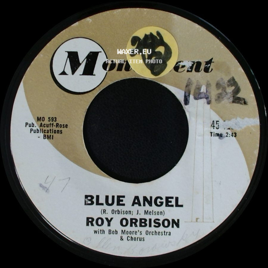 Roy Orbison - Today's Teardrops / Blue Angel side B