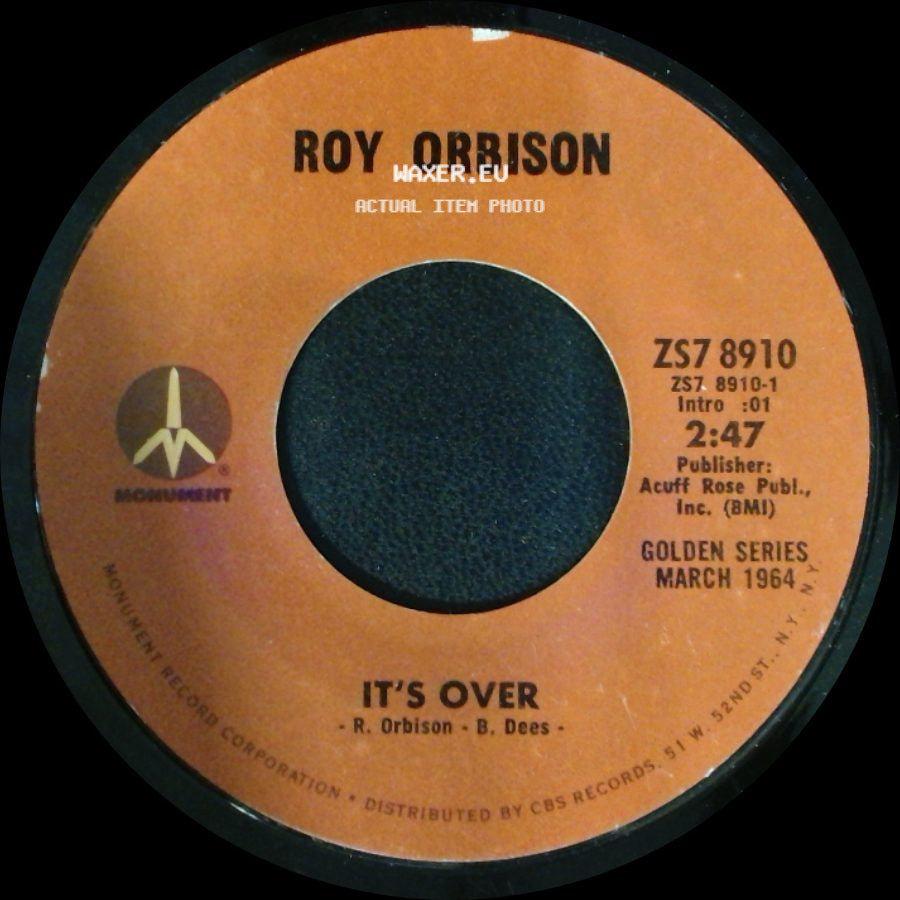 Roy Orbison - It's Over / Oh, Pretty Woman side A