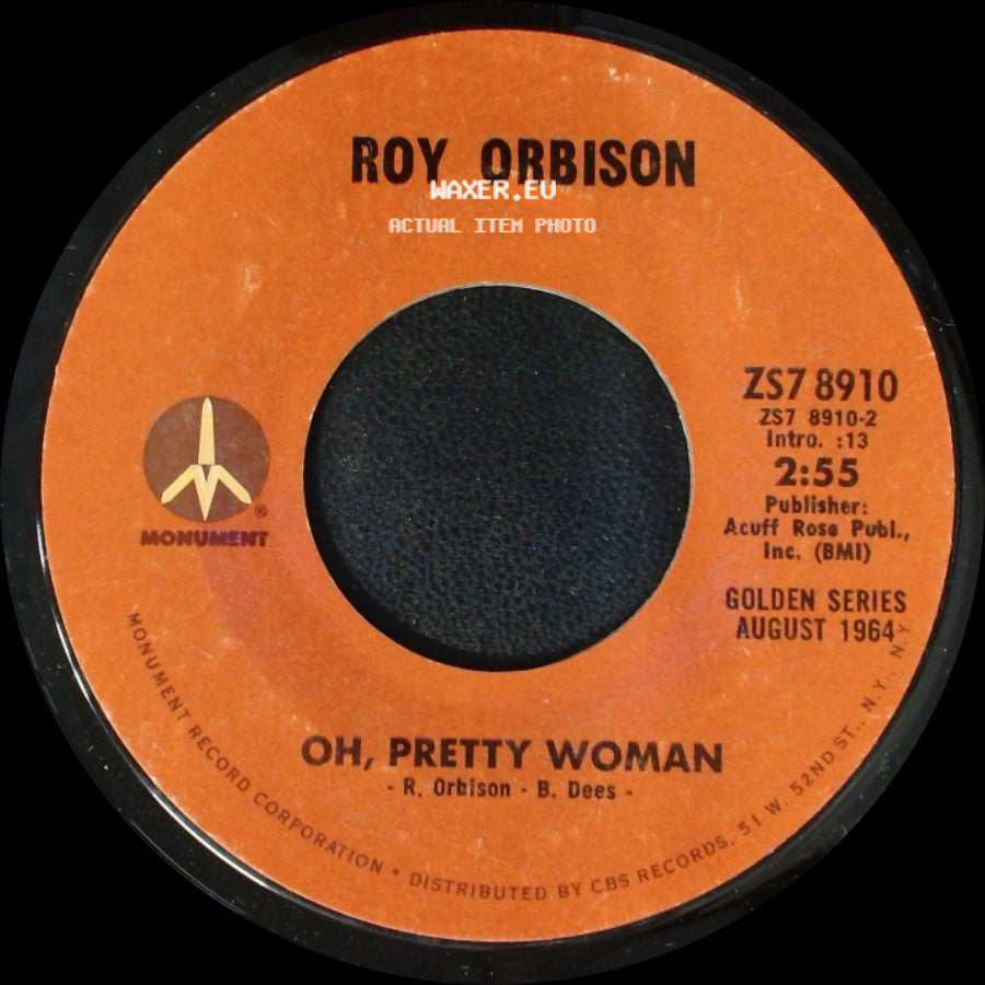 Roy Orbison - It's Over / Oh, Pretty Woman side B
