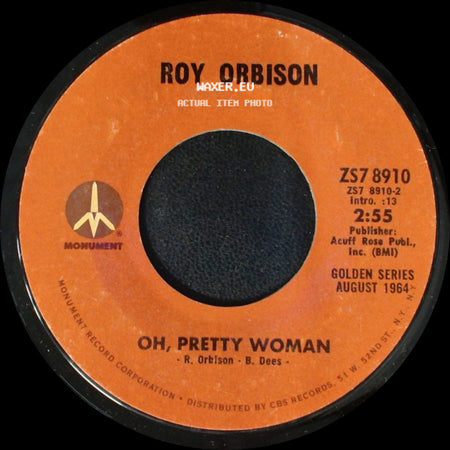 Roy Orbison - It's Over / Oh, Pretty Woman side B