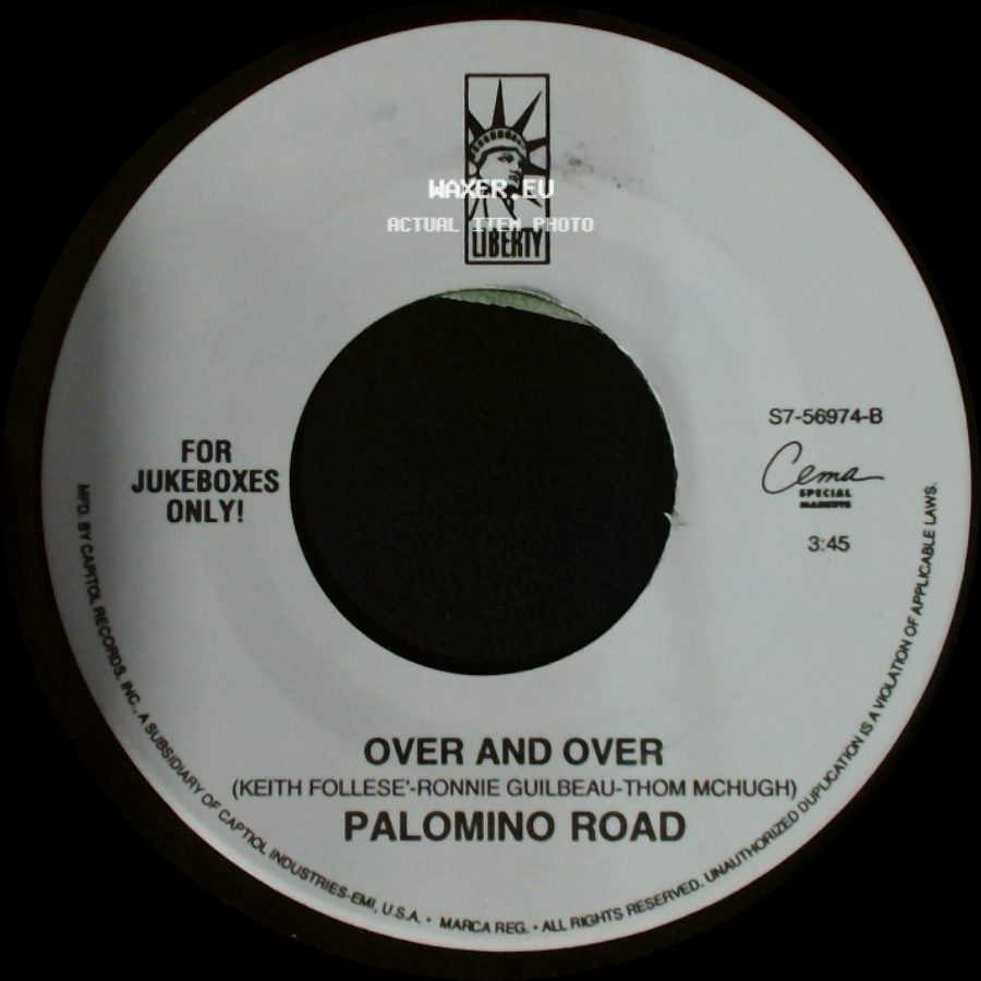 Palomino Road - Why Baby Why / Over And Over side B