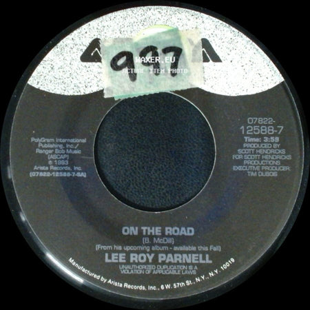Lee Roy Parnell - On The Road / Back In My Arms Again side A