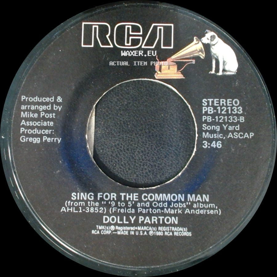 Dolly Parton - 9 To 5 / Sing For The Common Man side B