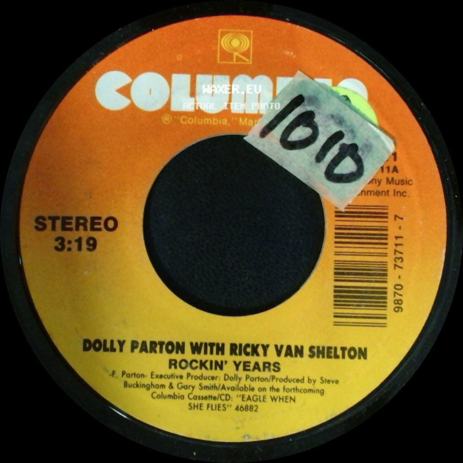 Dolly Parton With Ricky Van Shelton / Dolly Parton - Rockin' Years / What A Heartache side A
