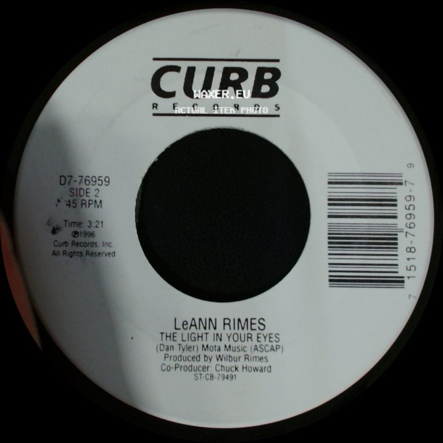 Leann Rimes - Blue / The Light In Your Eyes side B
