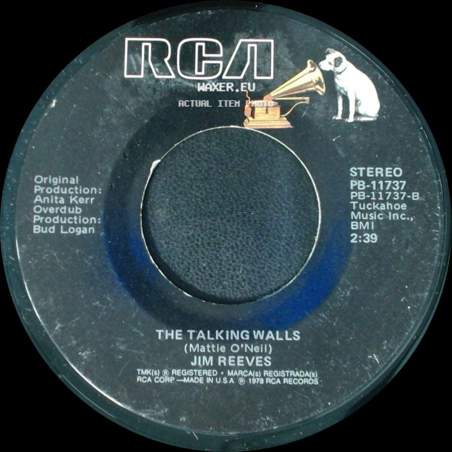 Jim Reeves - Oh, How I Miss You Tonight / The Talking Walls side B
