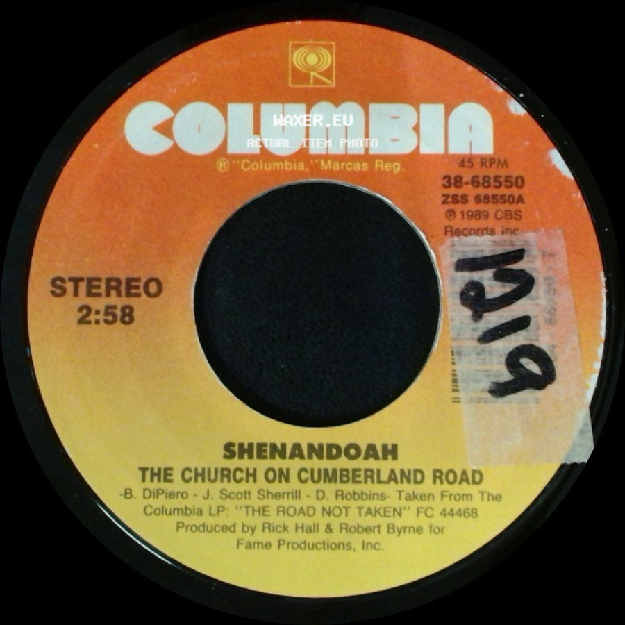 Shenandoah - The Church On Cumberland Road / She Doesn't Cry Anymore side A