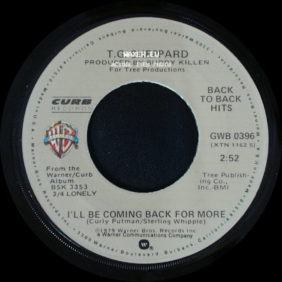 T.G. Sheppard - Last Cheater's Waltz / I'll Be Coming Back For More side B