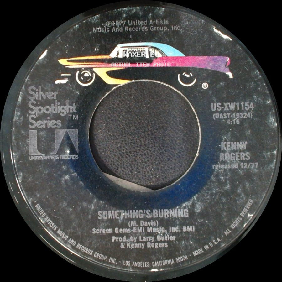 Kenny Rogers - Lucille / Something's Burning side B