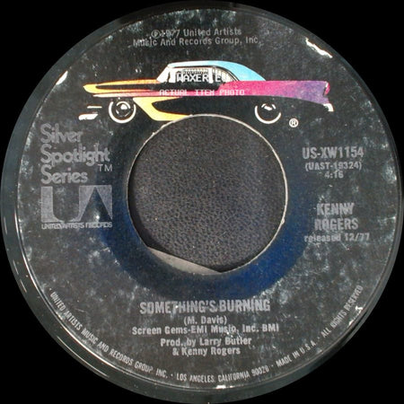 Kenny Rogers - Lucille / Something's Burning side B