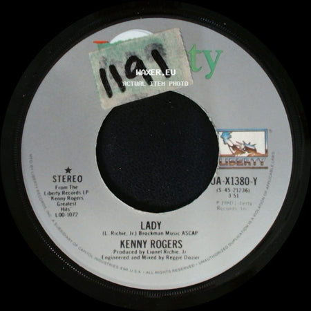 Kenny Rogers - Lady / Sweet Music Man side A