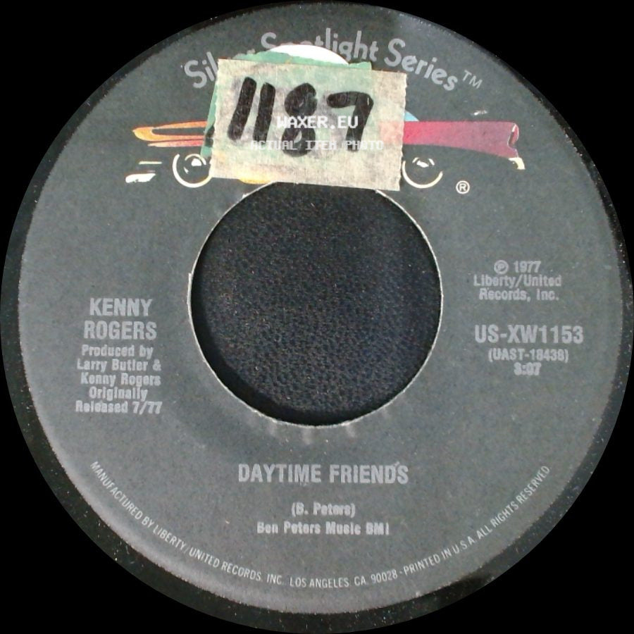 Kenny Rogers - But You Know I Love You / Daytime Friends side B