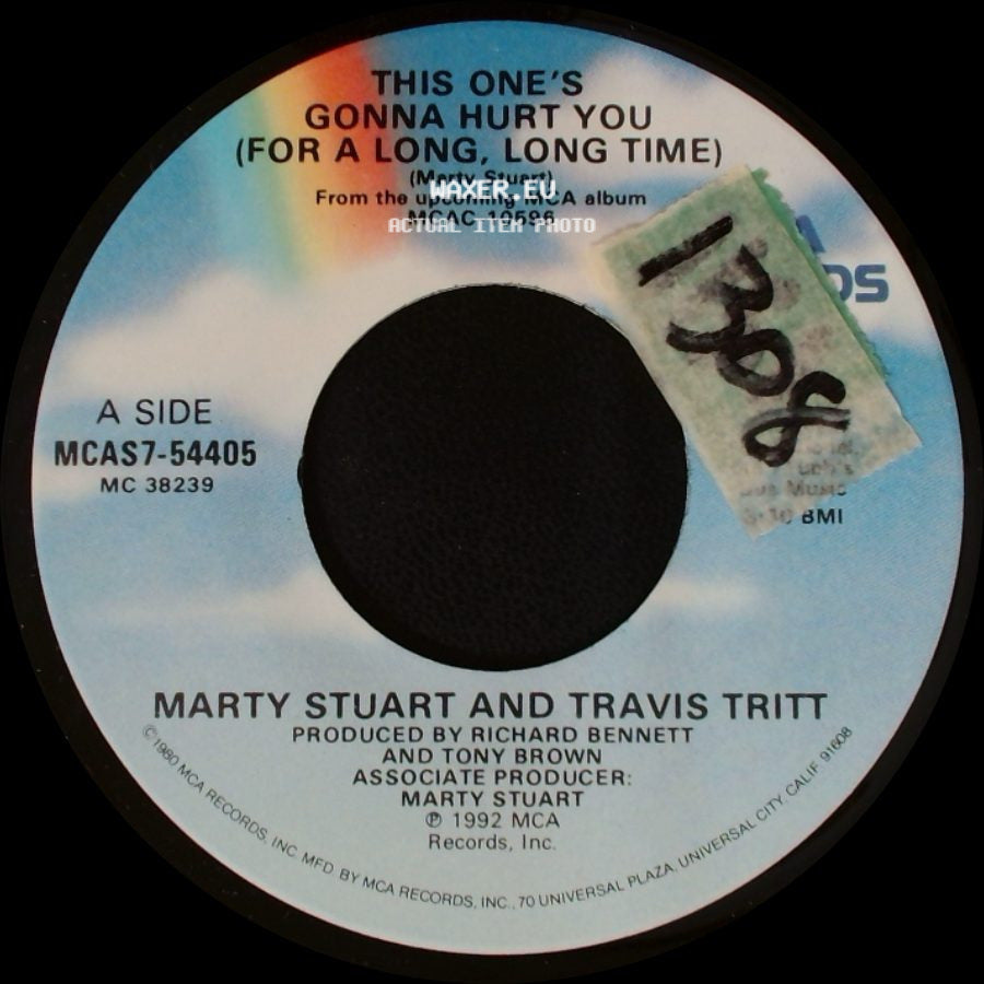 Marty Stuart And Travis Tritt - This One's Gonna Hurt You (For A Long, Long Time) / The King Of Dixie side A