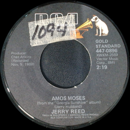 Jerry Reed - Amos Moses / When You're Hot, You're Hot side A