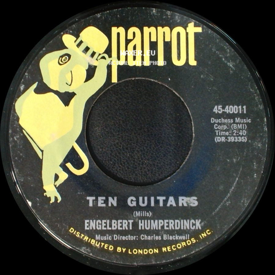 Engelbert Humperdinck - Ten Guitars / Release Me (And Let Me Love Again) side A