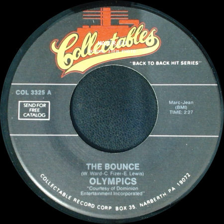Olympics - The Bounce / Hully Gully side A