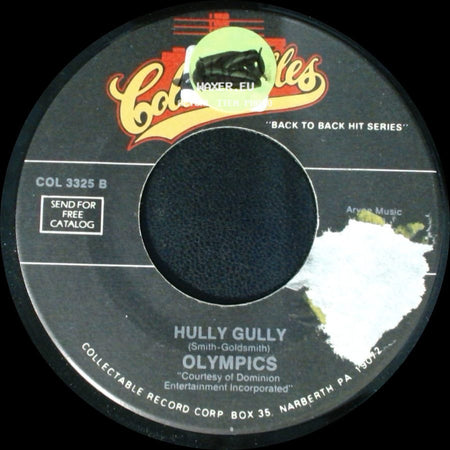 Olympics - The Bounce / Hully Gully side B
