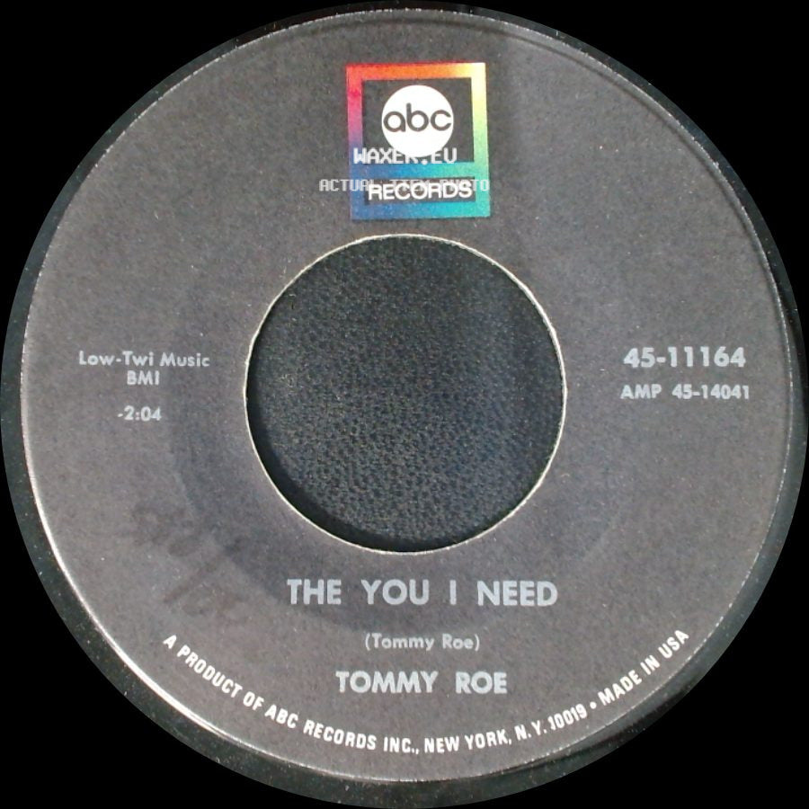 Tommy Roe - The You I Need / Dizzy side A