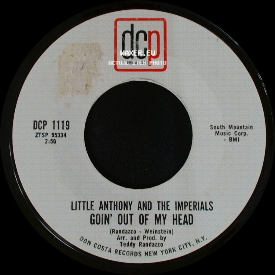 Little Anthony And The Imperials - Goin' Out Of My Head / Make It Easy On Yourself side A