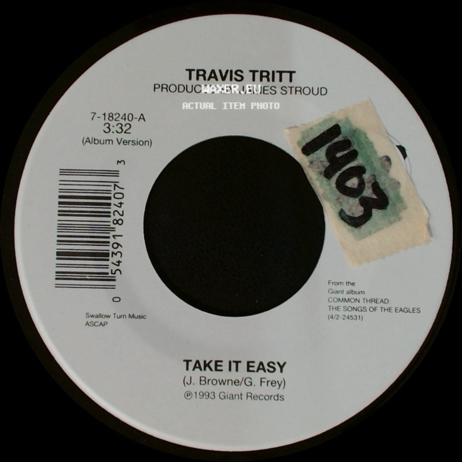 Travis Tritt - I Wish I Could Go Back Home / Take It Easy side B