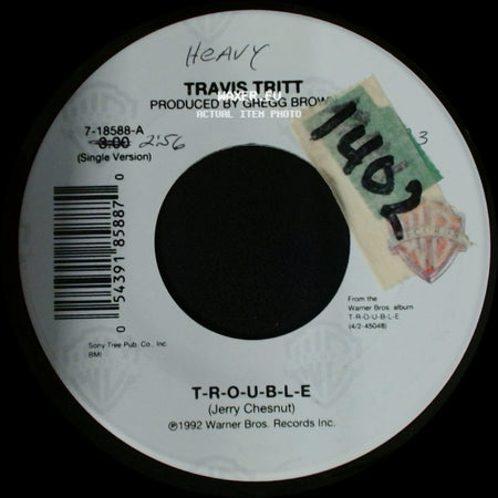 Travis Tritt - T-R-O-U-B-L-E / Leave My Girl Alone side A