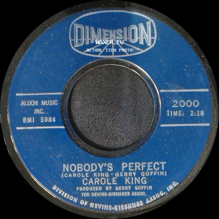 Carole King - Nobody's Perfect / It Might As Well Rain Until September side A