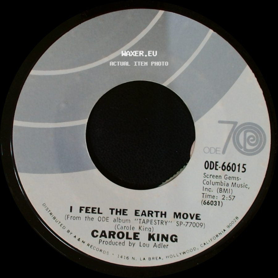 Carole King - It's Too Late / I Feel The Earth Move side B