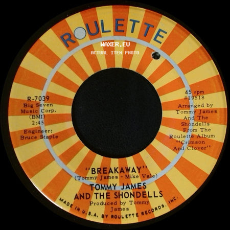 Tommy James And The Shondells - Breakaway / Sweet Cherry Wine side A