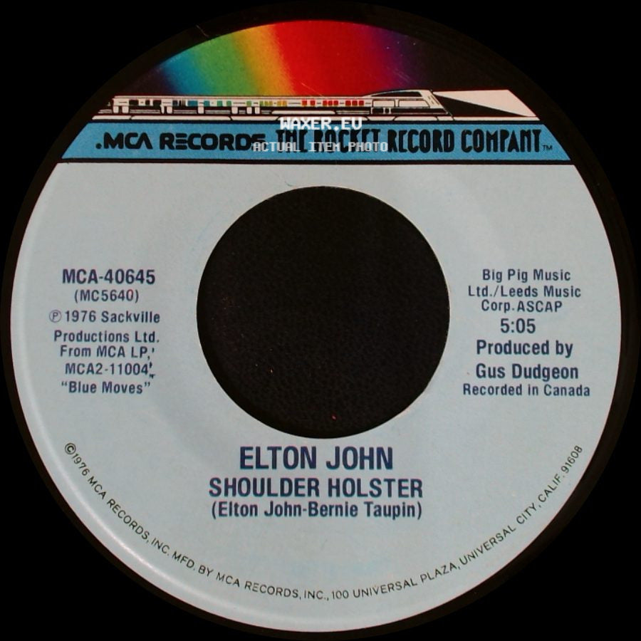 Elton John - Sorry Seems To Be The Hardest Word / Shoulder Holster side B