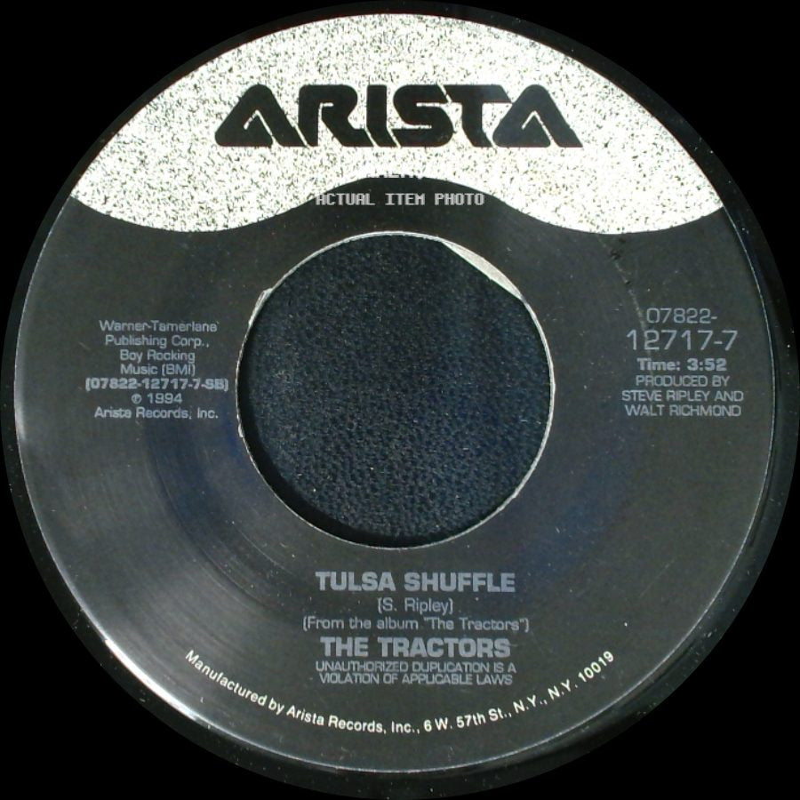 The Tractors - Baby Likes To Rock It / Tulsa Shuffle side B