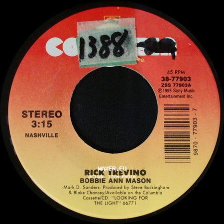 Rick Trevino - Bobbie Ann Mason / San Antonio Rose To You side A