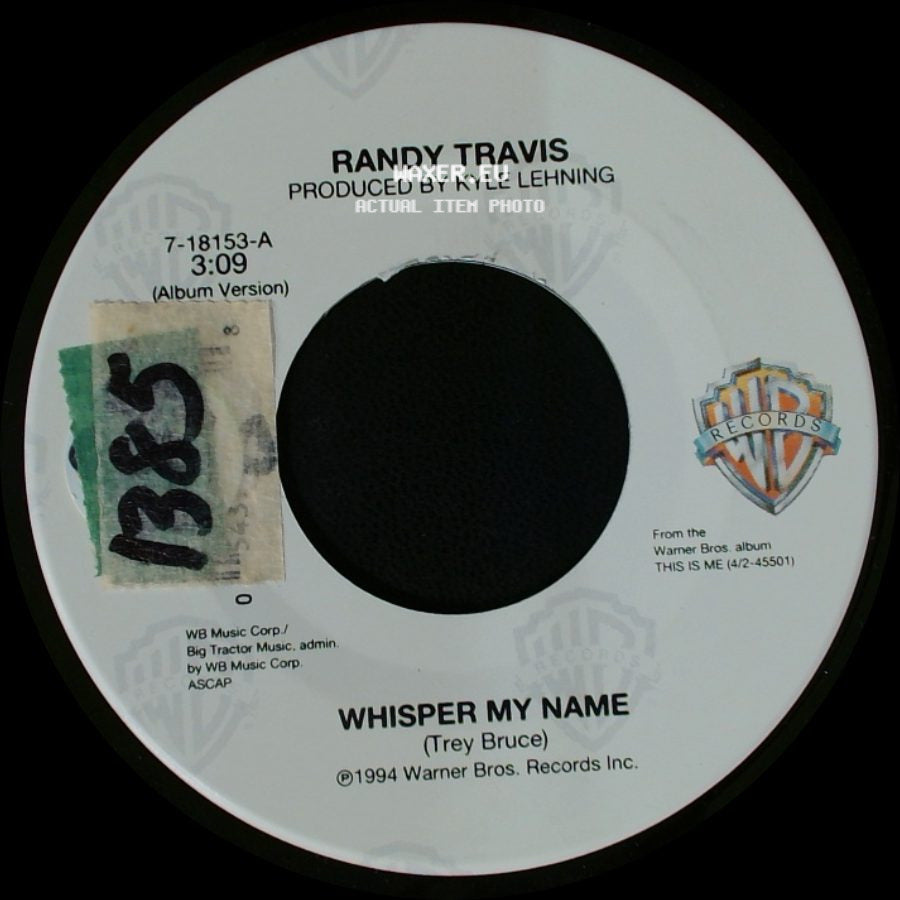 Randy Travis - Whisper My Name / Oscar The Angel side A