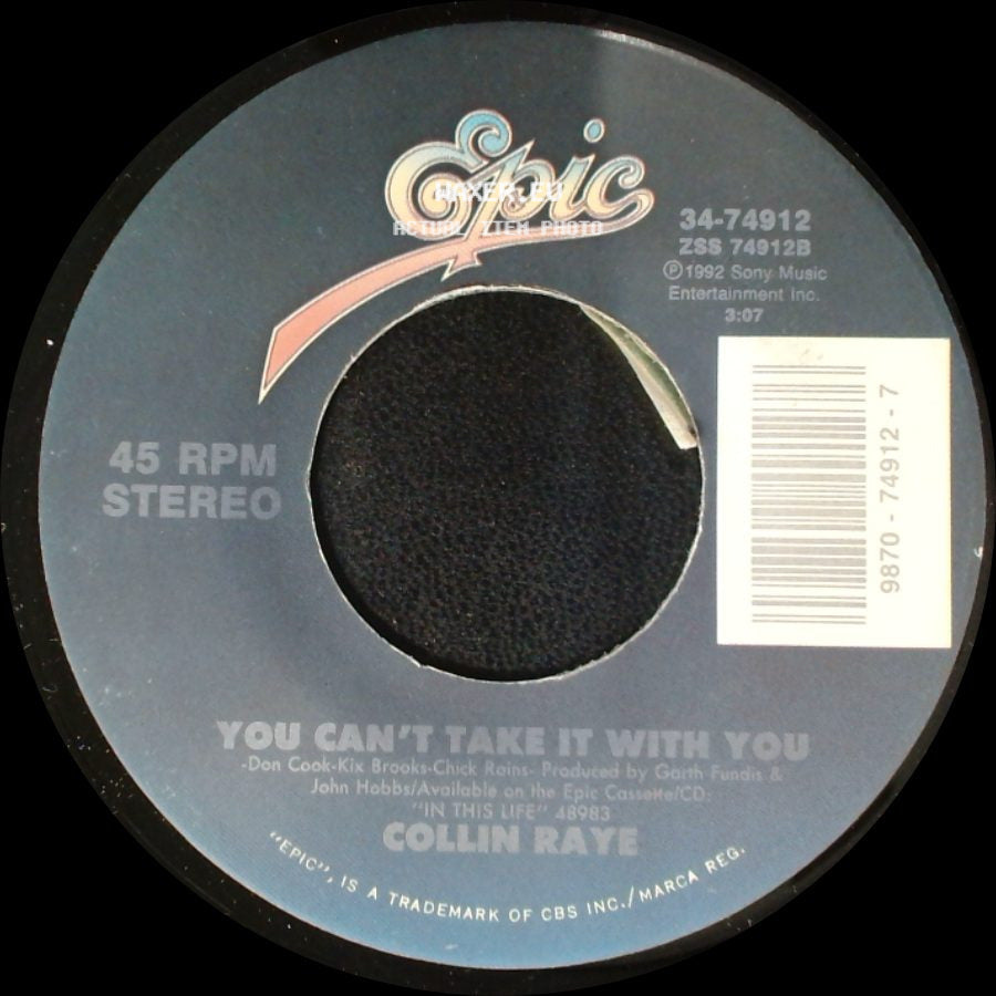 Collin Raye - Somebody Else's Moon / You Can't Take It With You side B