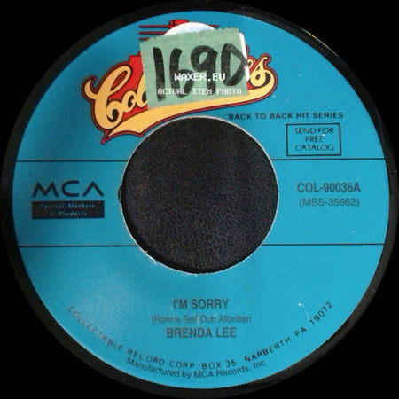 Brenda Lee - I'm Sorry / All Alone Am I side A