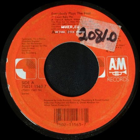 Aaron Neville - Everybody Plays The Fool / House On A Hill side A