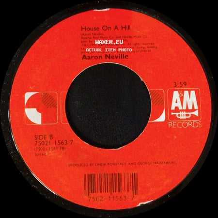 Aaron Neville - Everybody Plays The Fool / House On A Hill side B