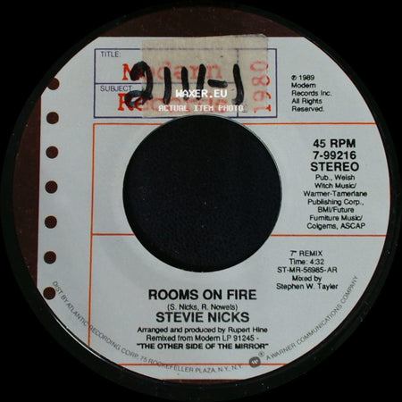 Stevie Nicks - Rooms On Fire / Alice side A