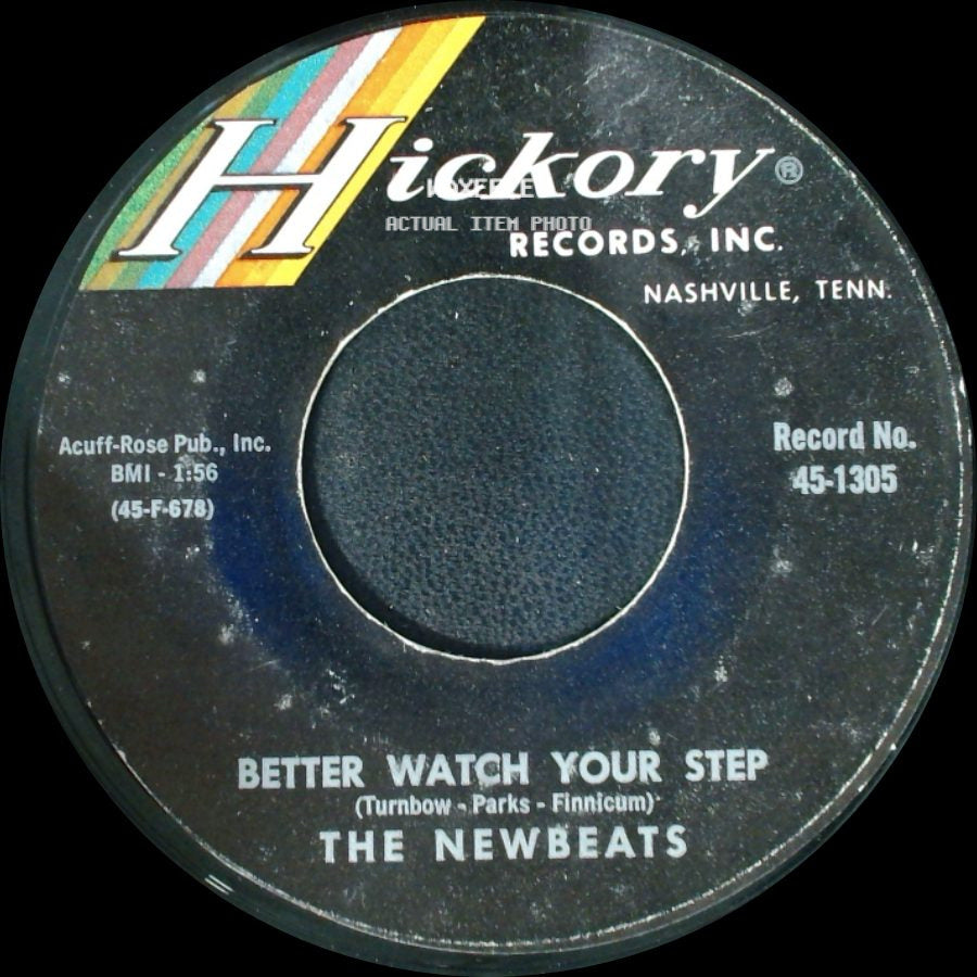 The Newbeats - The Birds Are For The Bees / Better Watch Your Step side B