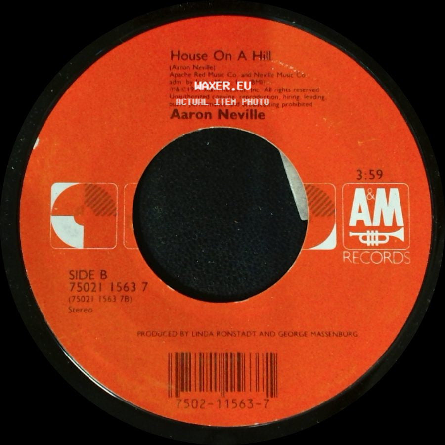 Aaron Neville - Everybody Plays The Fool / House On A Hill side B
