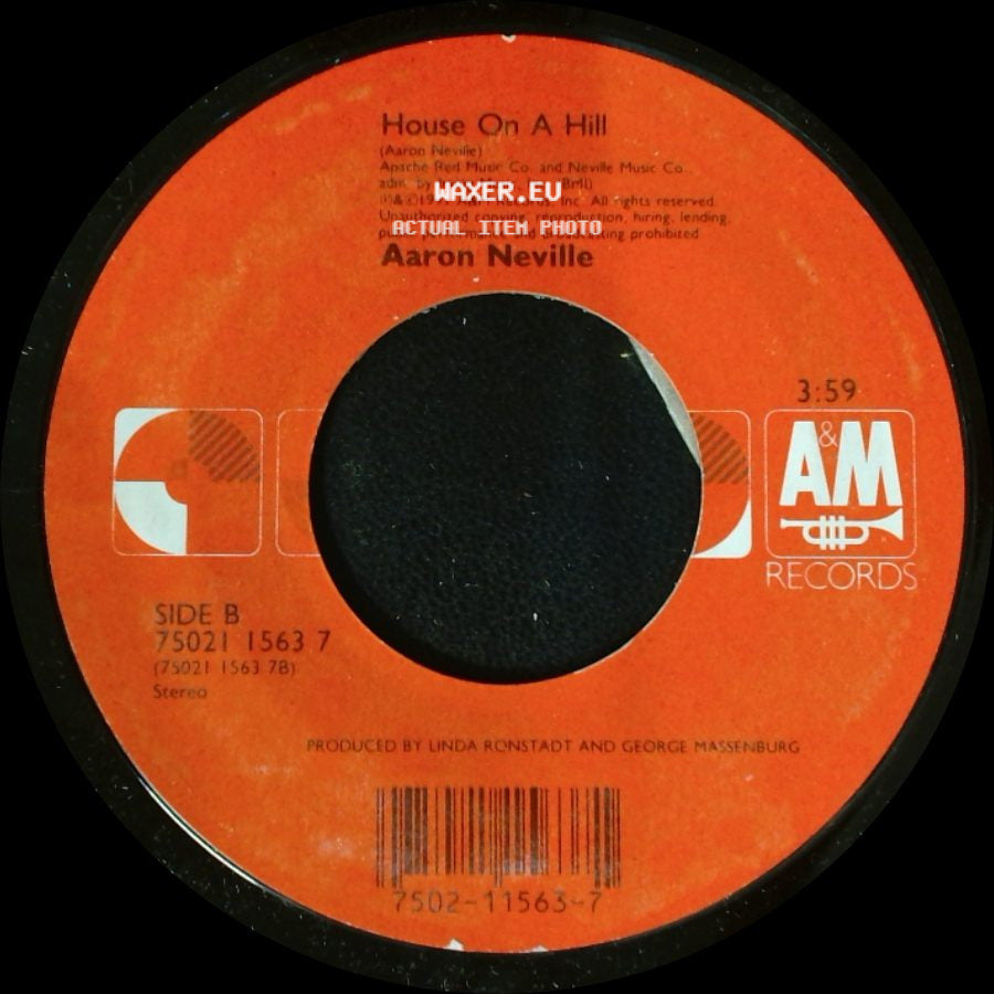 Aaron Neville - Unknown Title A / House On A Hill side B